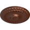 Ekena Millwork Linus Ceiling Medallion, Hand-Painted Copper Penny, 11 1/4"OD x 1 1/8"P CM11LICPS - alternate 4